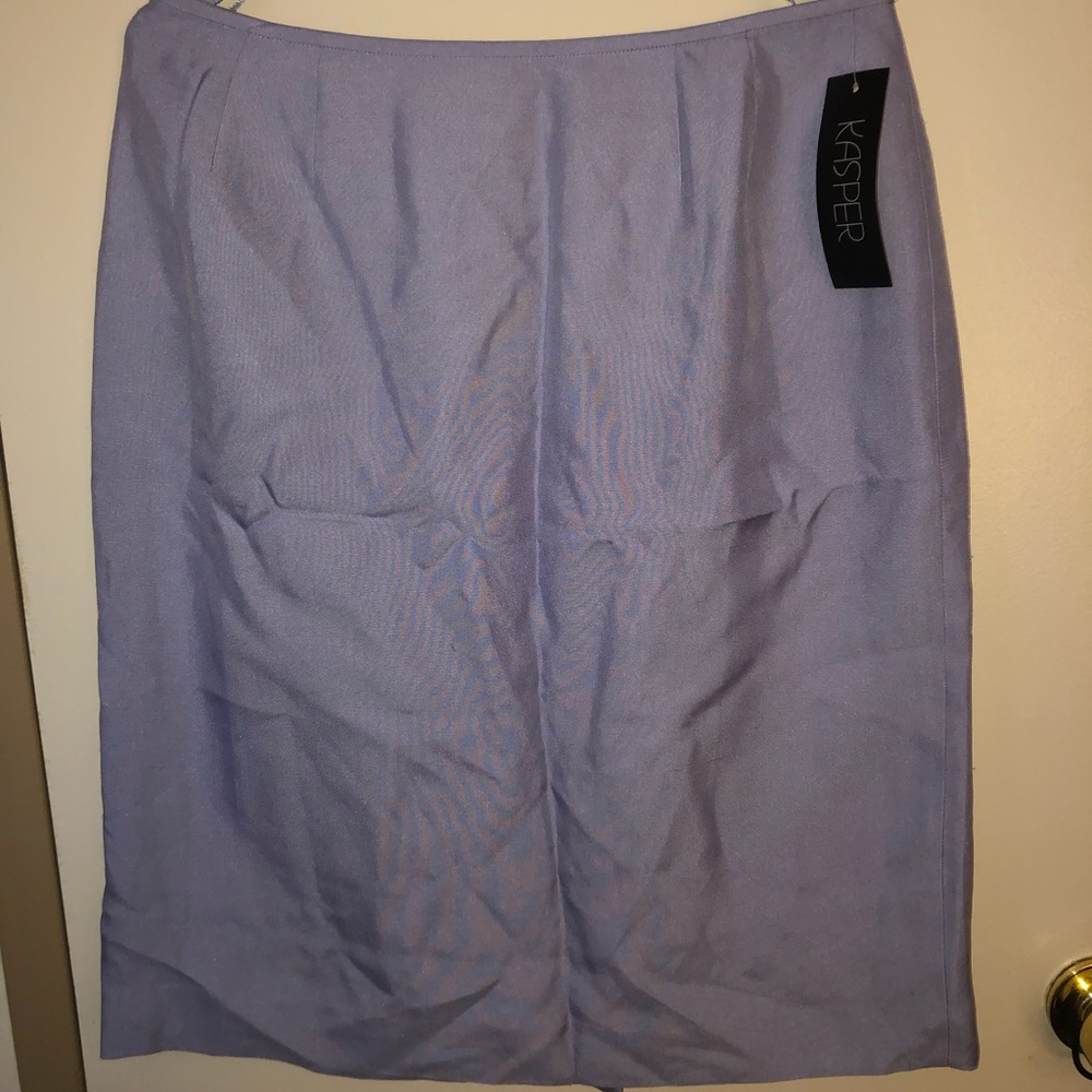 Purple silk skirt